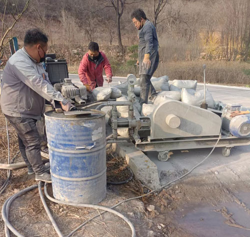 静宁路面下沉注浆